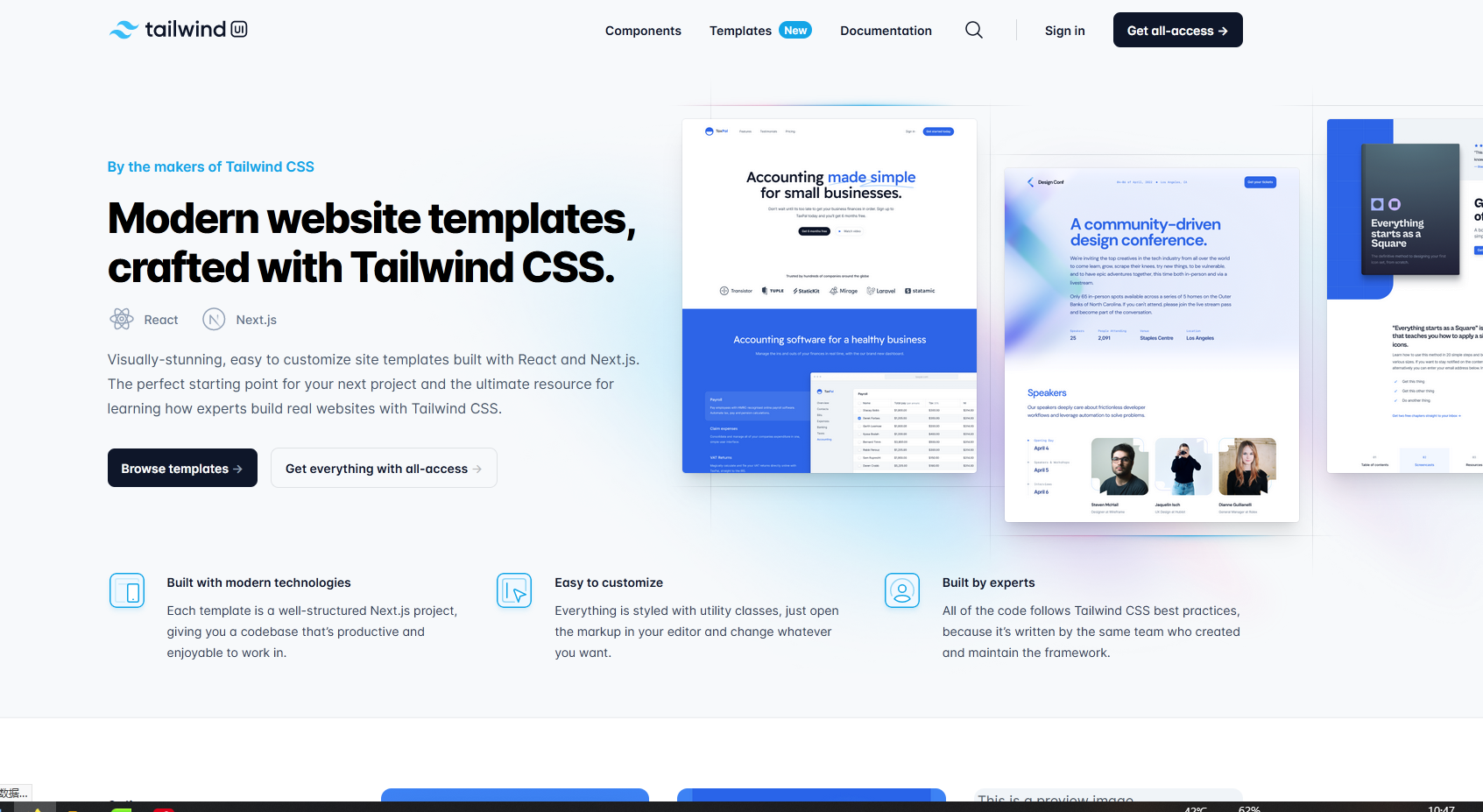 Tailwind UI 官方组件库账户团购(360RMB/号)-----一款让你使用一次就会爱上的CSS组件
